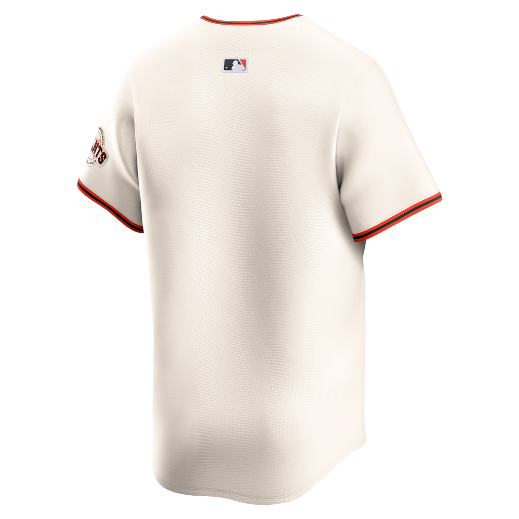 Men's San Francisco Giants Nike Cream Home Limited Jersey - 7