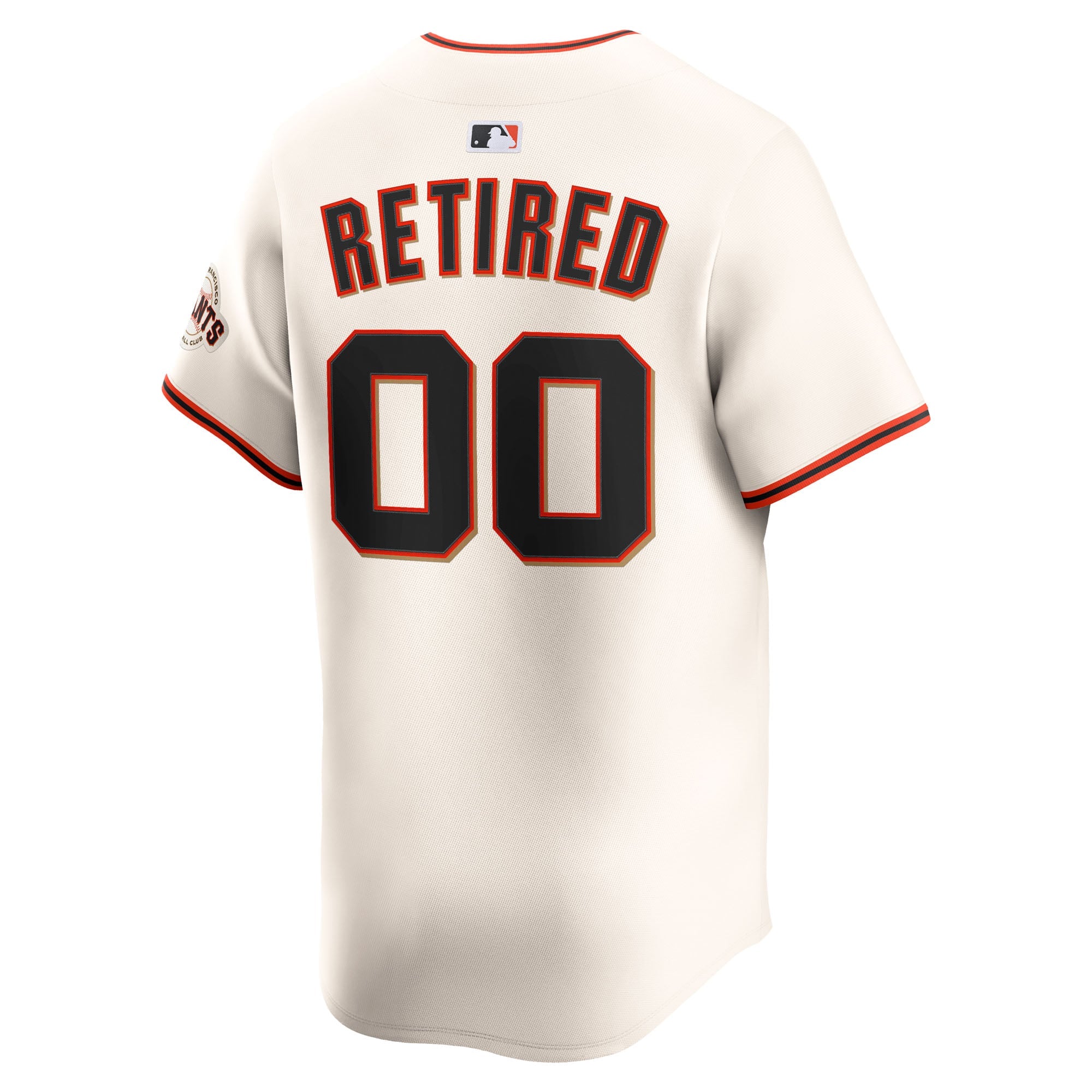 Men's San Francisco Giants Nike Cream Home Limited Pick-A-Player Retired Roster Jersey - 4