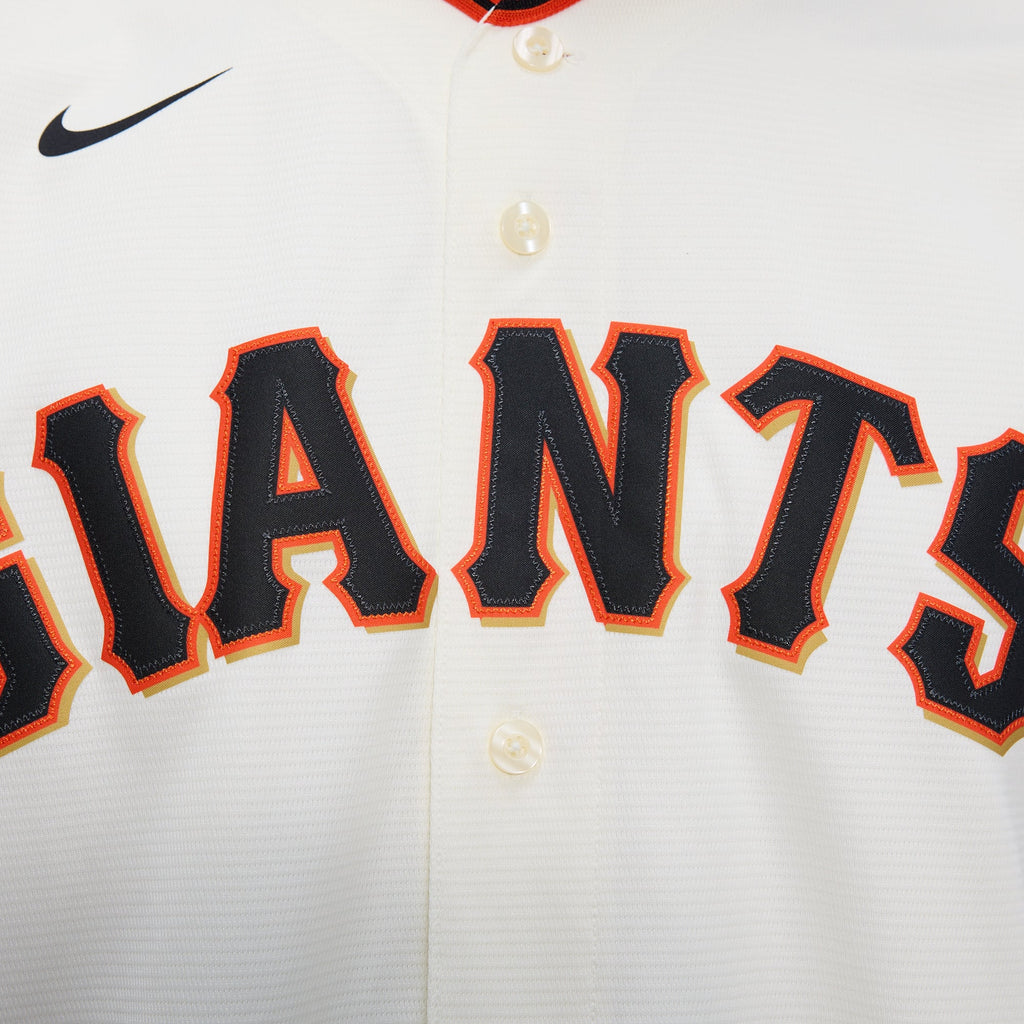 Men's San Francisco Giants Nike Cream Home Replica Team Jersey - 9