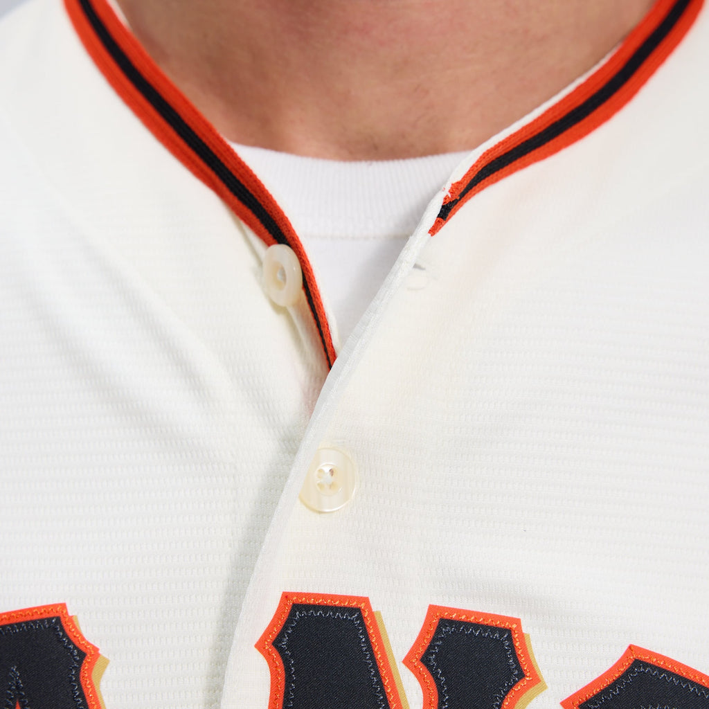 Men's San Francisco Giants Nike Cream Home Replica Team Jersey - 11