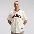Men's San Francisco Giants Nike Cream Home Replica Team Jersey