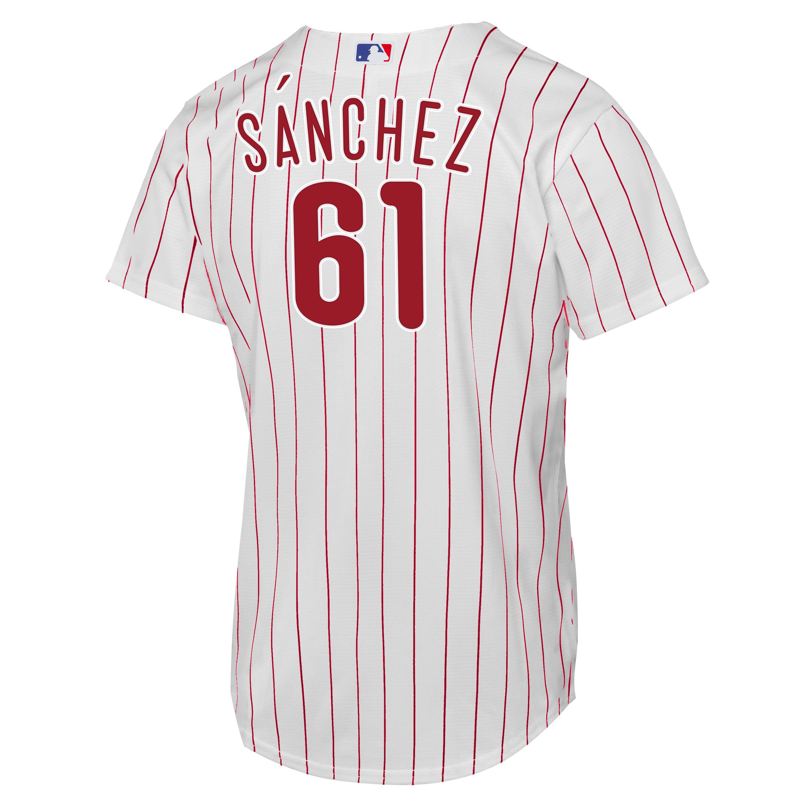 Male Philadelphia Phillies Cristopher Sánchez Nike White Home Replica Jersey - 4