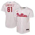 Male Philadelphia Phillies Cristopher Sánchez Nike White Home Replica Jersey