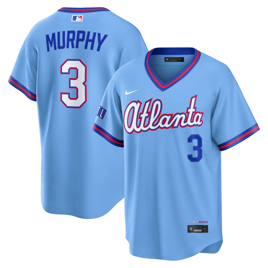 Men's Atlanta Braves Dale Murphy Nike Powder Blue 2026 City Connect Stadium Jersey - 2