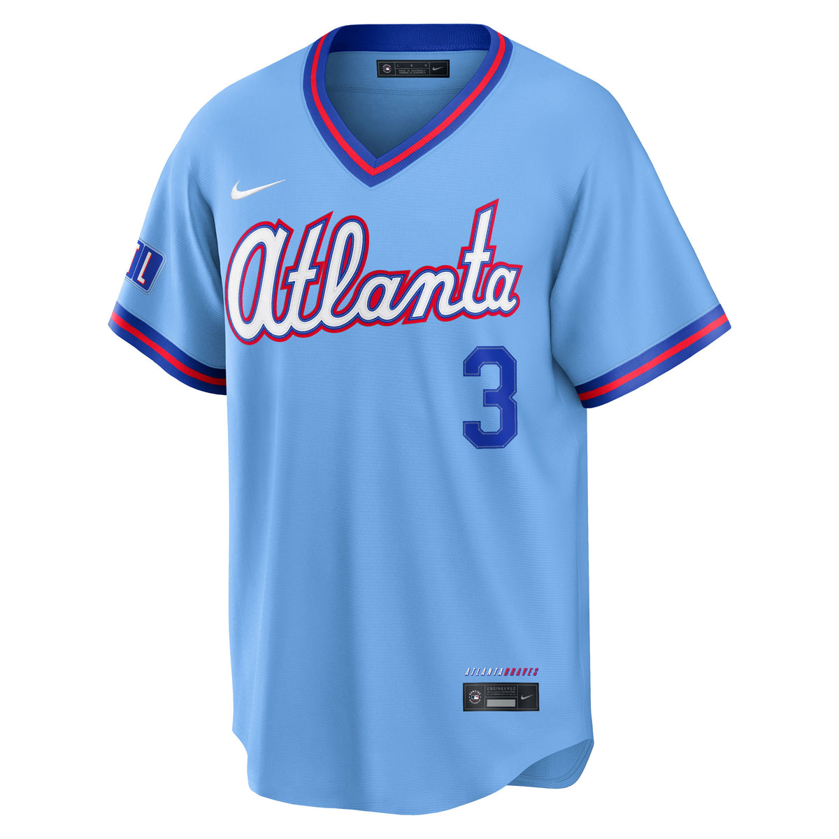 Men's Atlanta Braves Dale Murphy Nike Powder Blue 2026 City Connect Stadium Jersey - 3