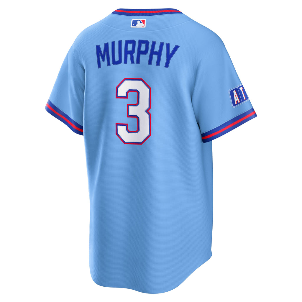 Men's Atlanta Braves Dale Murphy Nike Powder Blue 2026 City Connect Stadium Jersey - 4