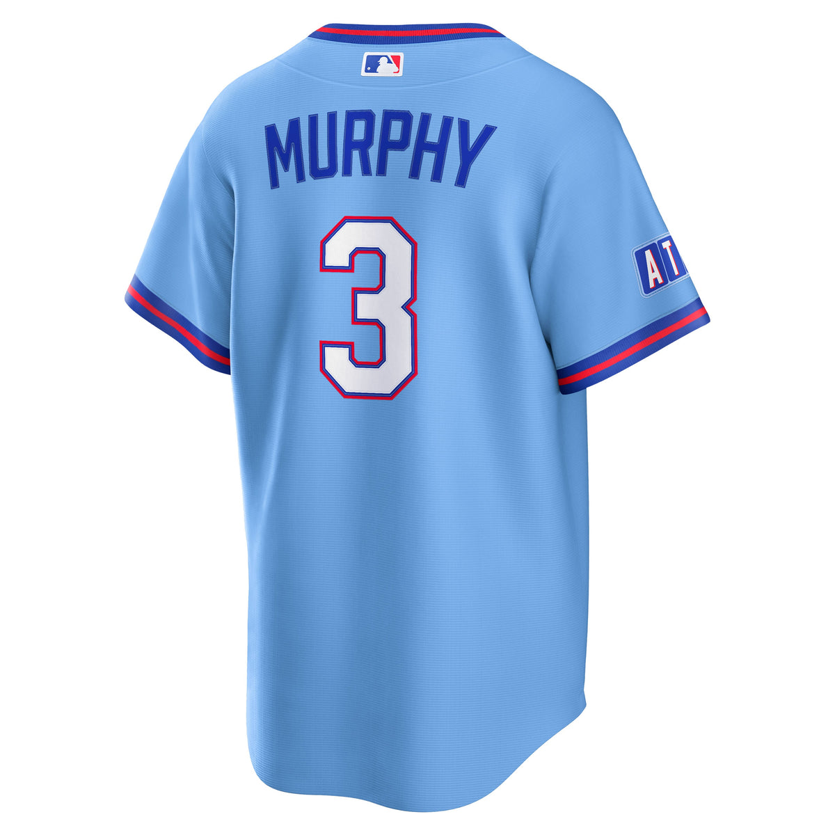 Men's Atlanta Braves Dale Murphy Nike Powder Blue 2026 City Connect Stadium Jersey - 4