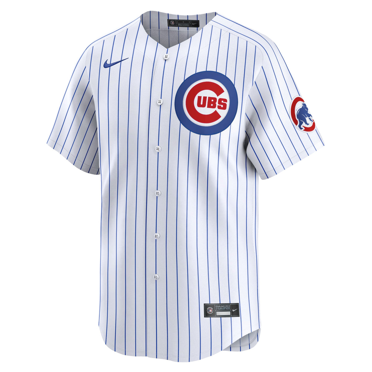 Men's Chicago Cubs Dansby Swanson Nike White Home Limited Player Jersey - 7