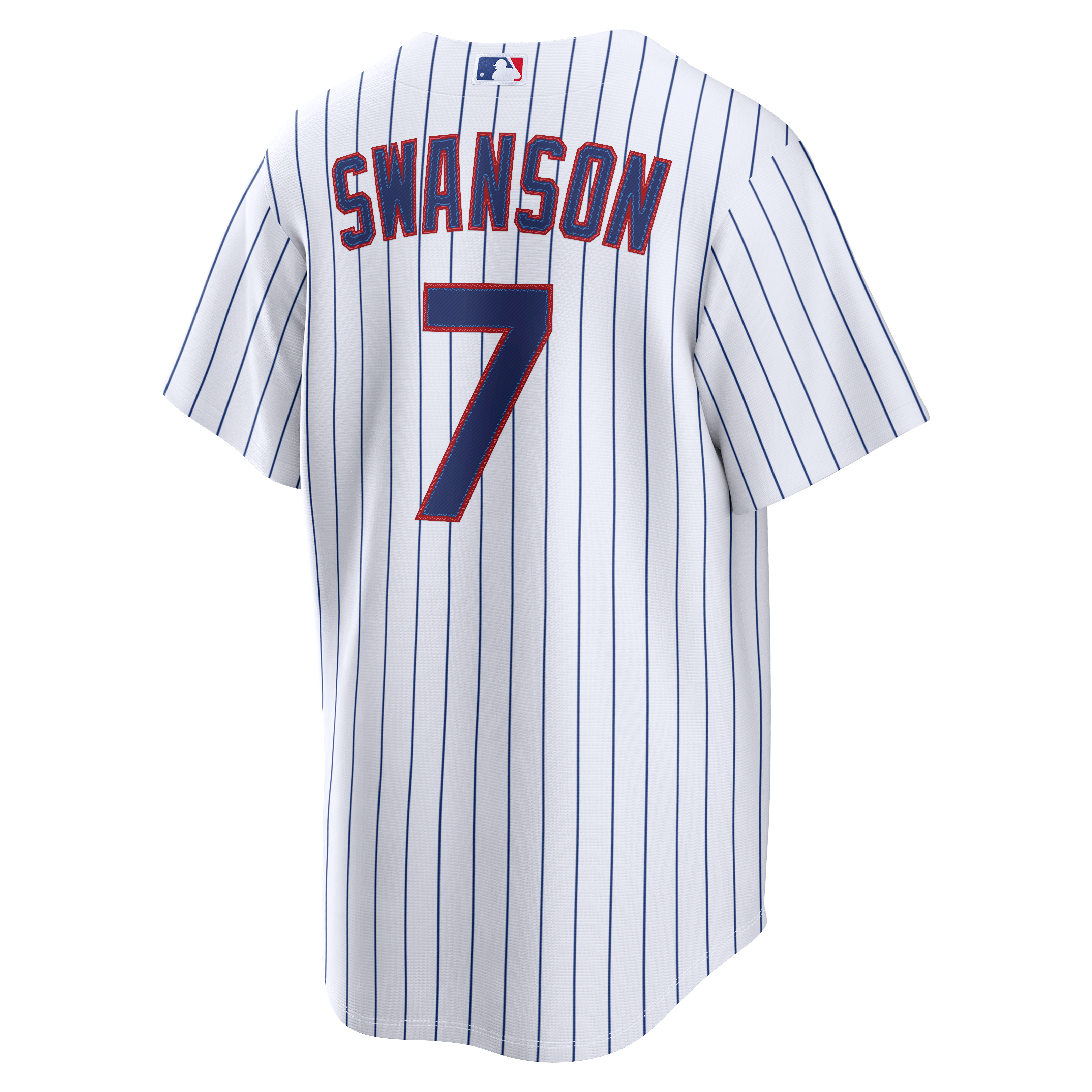 Men's Chicago Cubs Dansby Swanson Nike White Home Replica Jersey - 4