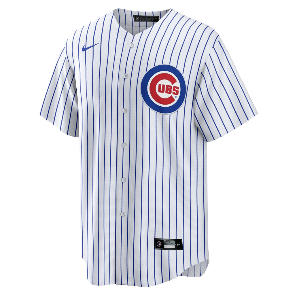 Men's Chicago Cubs Dansby Swanson Nike White Replica Player Jersey - 3
