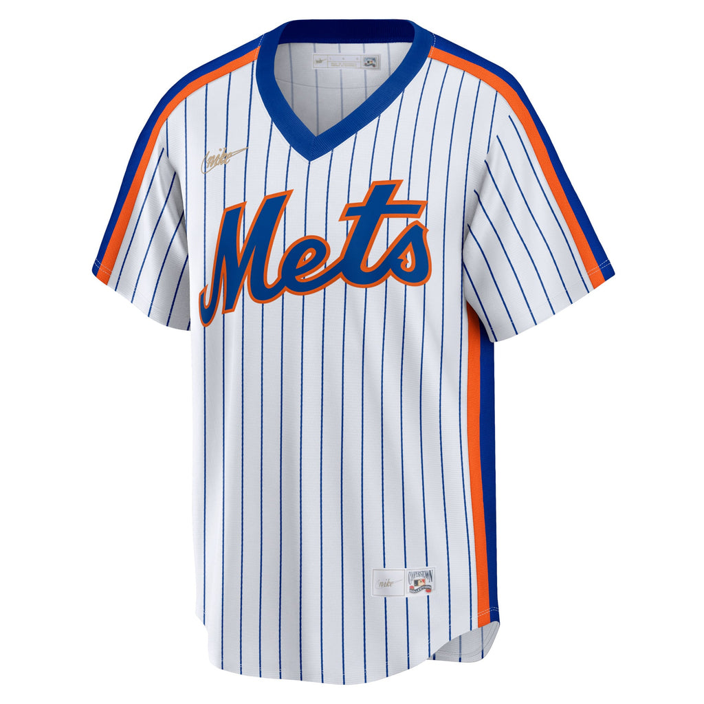 Men's New York Mets Darryl Strawberry Nike White Home Cooperstown Collection Player Jersey - 3
