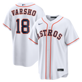 Men's Houston Astros Daulton Varsho Nike White Home Replica Jersey