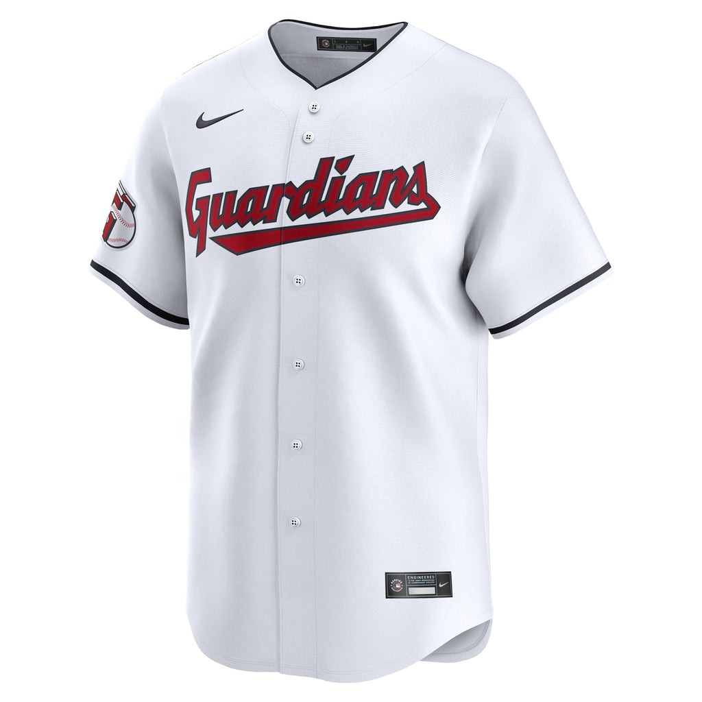 Men's Cleveland Guardians David Fry Nike White Home Limited Player Jersey - 3