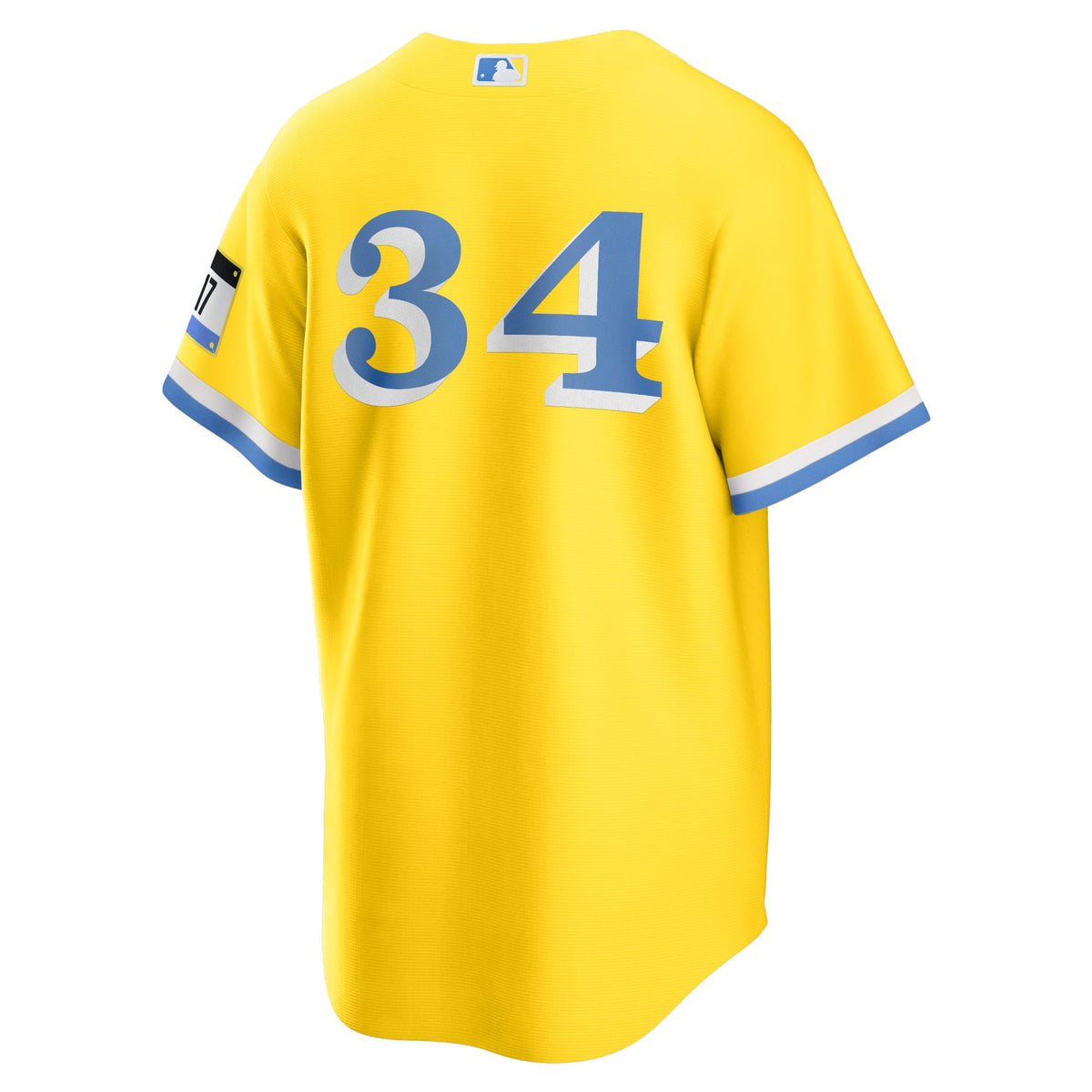 Men's Boston Red Sox David Ortiz Nike Gold Retired Player City Connect Replica Jersey - 4