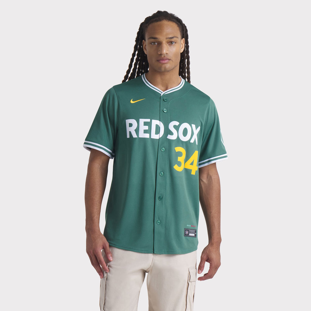 Men's Boston Red Sox David Ortiz Nike Green 2025 City Connect Limited Retired Player Jersey - 5