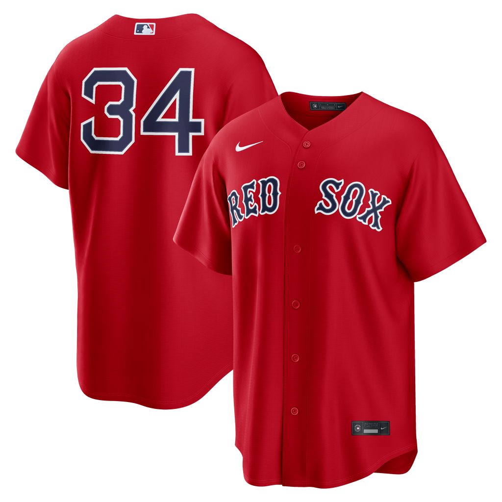 Men's Boston Red Sox David Ortiz Nike Red Alternate Replica Jersey - 2