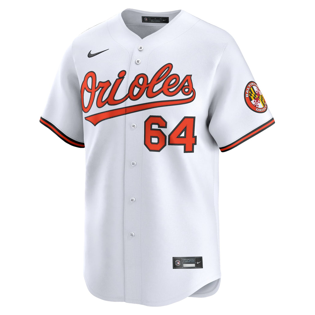 Men's Baltimore Orioles Dean Kremer Nike White Home Limited Player Jersey - 3