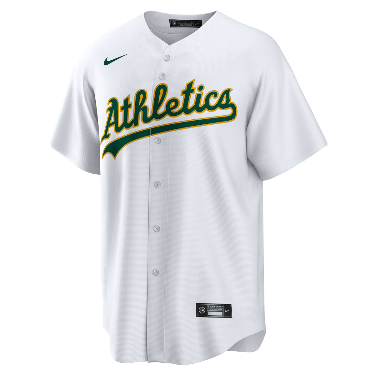 Men's Athletics Denzel Clarke Nike White Home Replica Jersey - 3