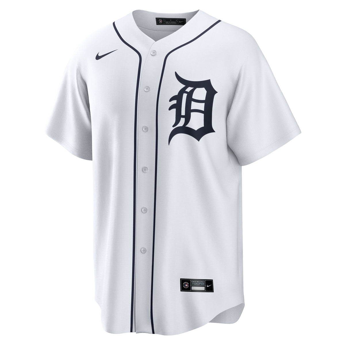 Men's Detroit Tigers Dillon Dingler Nike White Home Replica Jersey - 3
