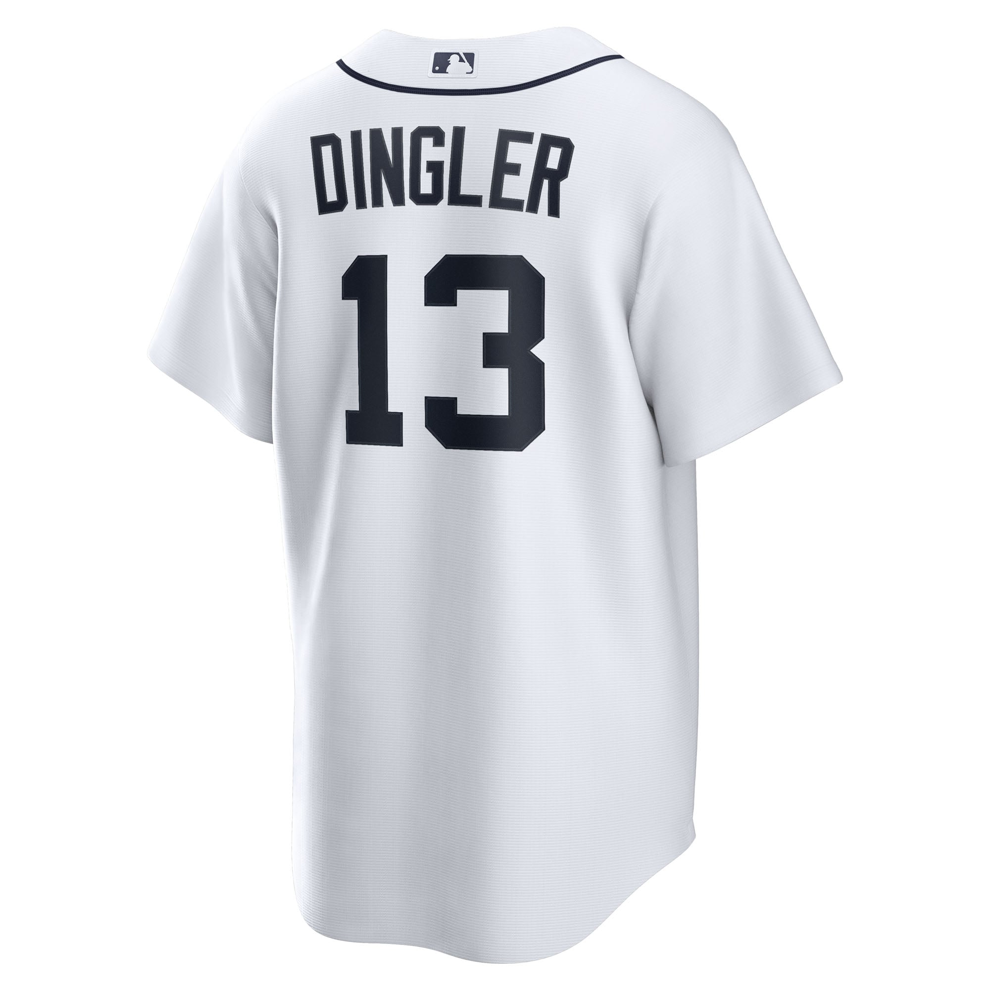 Men's Detroit Tigers Dillon Dingler Nike White Home Replica Jersey - 4