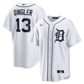 Men's Detroit Tigers Dillon Dingler Nike White Home Replica Jersey