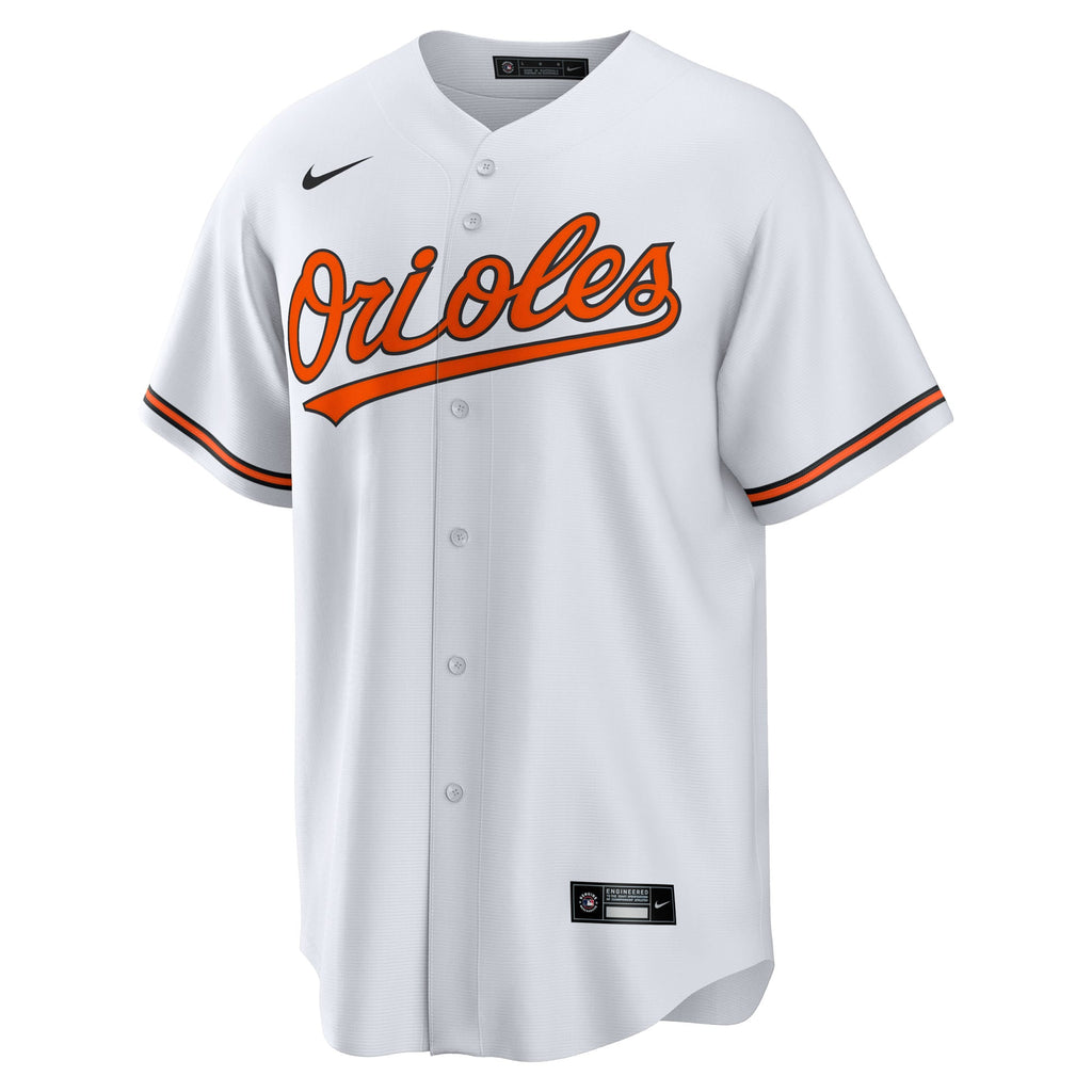 Men's Baltimore Orioles Dylan Beavers Nike White Home Replica Jersey - 3