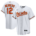 Men's Baltimore Orioles Dylan Beavers Nike White Home Replica Jersey