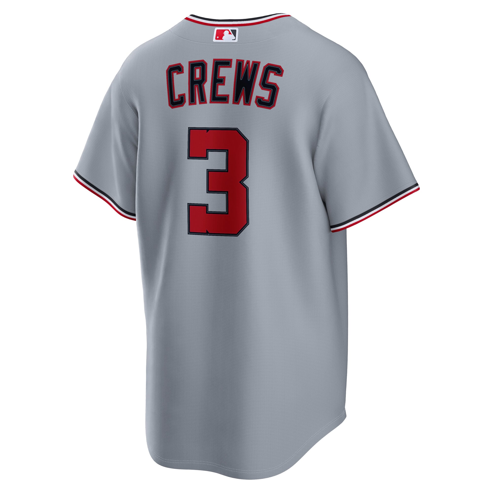 Men's Washington Nationals Dylan Crews Nike Gray Road Replica Jersey - 4