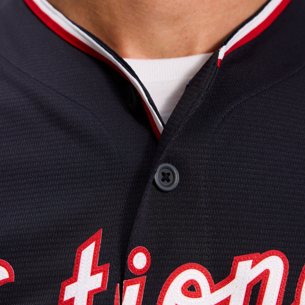 Men's Washington Nationals Dylan Crews Nike Navy Alternate Replica Jersey - 14