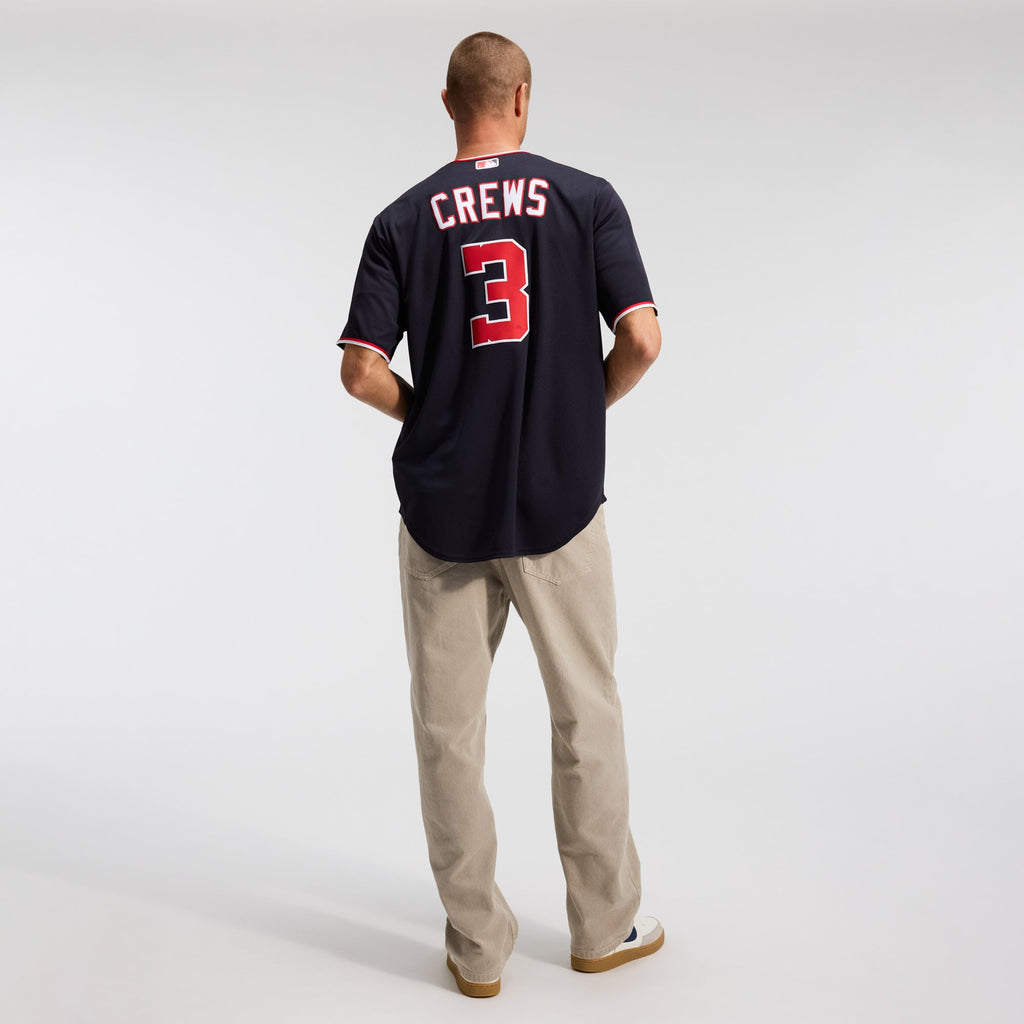 Men's Washington Nationals Dylan Crews Nike Navy Alternate Replica Jersey - 6