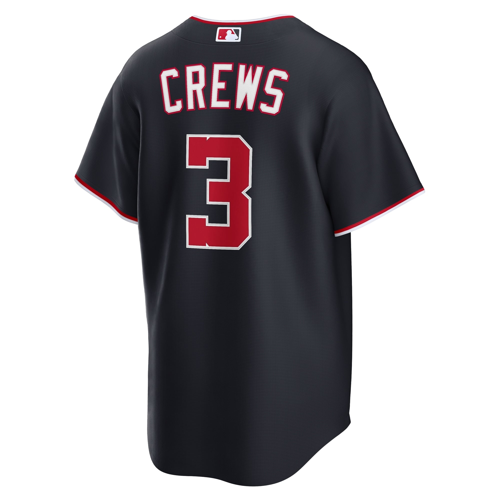 Men's Washington Nationals Dylan Crews Nike Navy Alternate Replica Jersey - 8