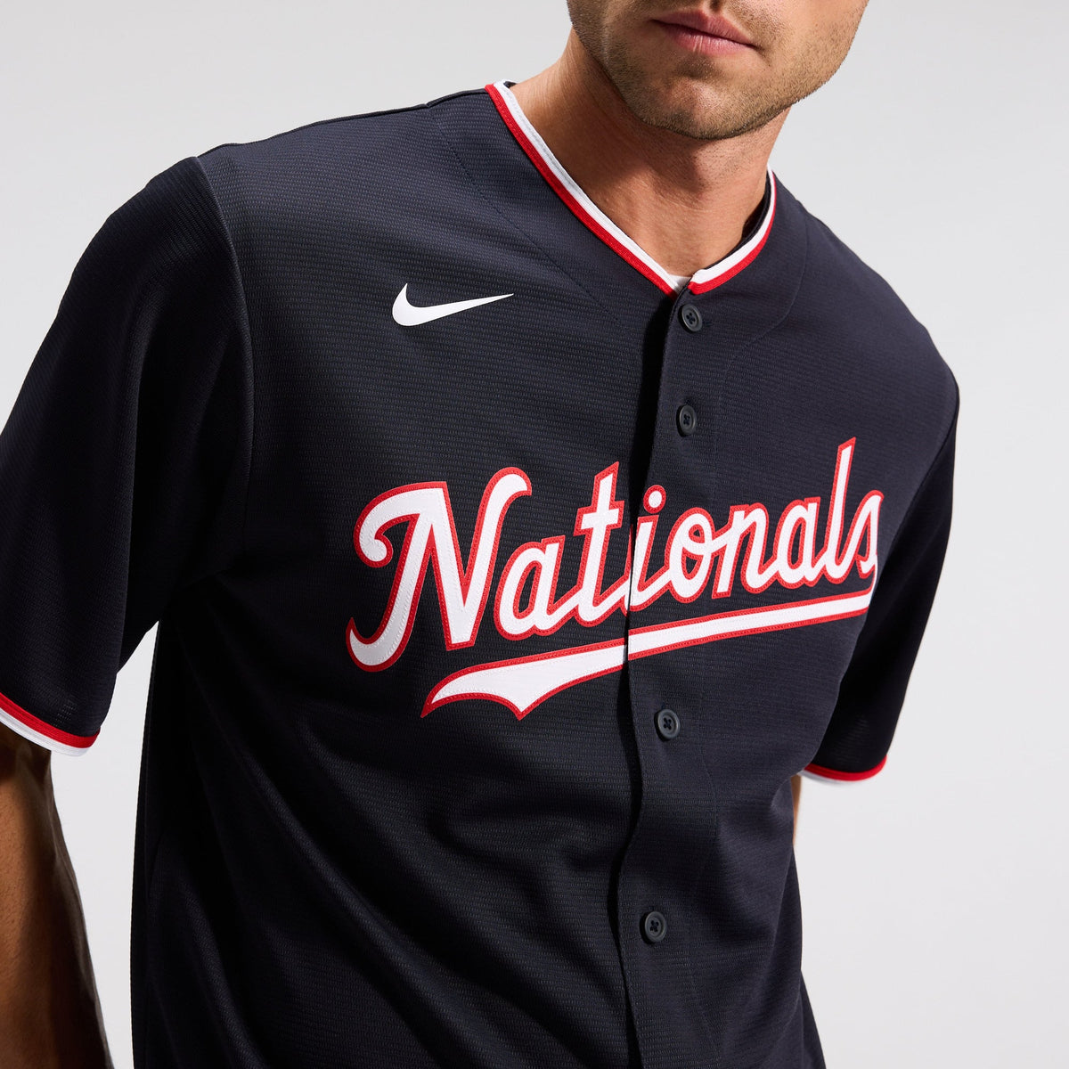 Men's Washington Nationals Dylan Crews Nike Navy Alternate Replica Jersey - 10