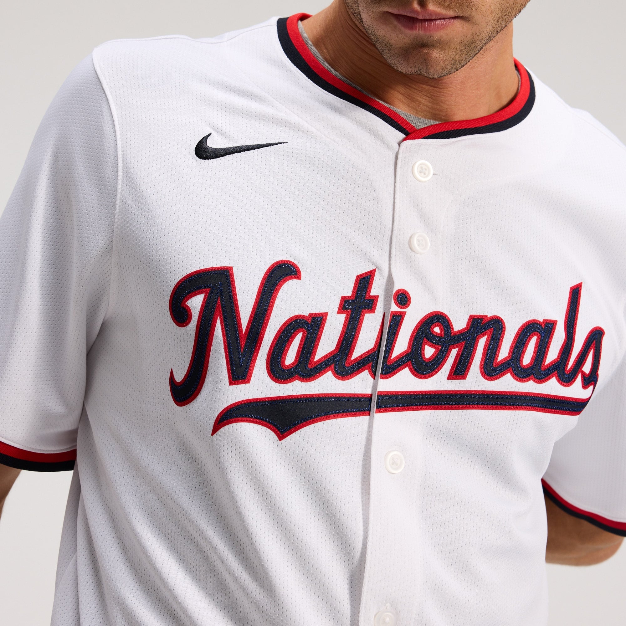 Men's Washington Nationals Dylan Crews Nike White Home Limited Player Jersey - 10