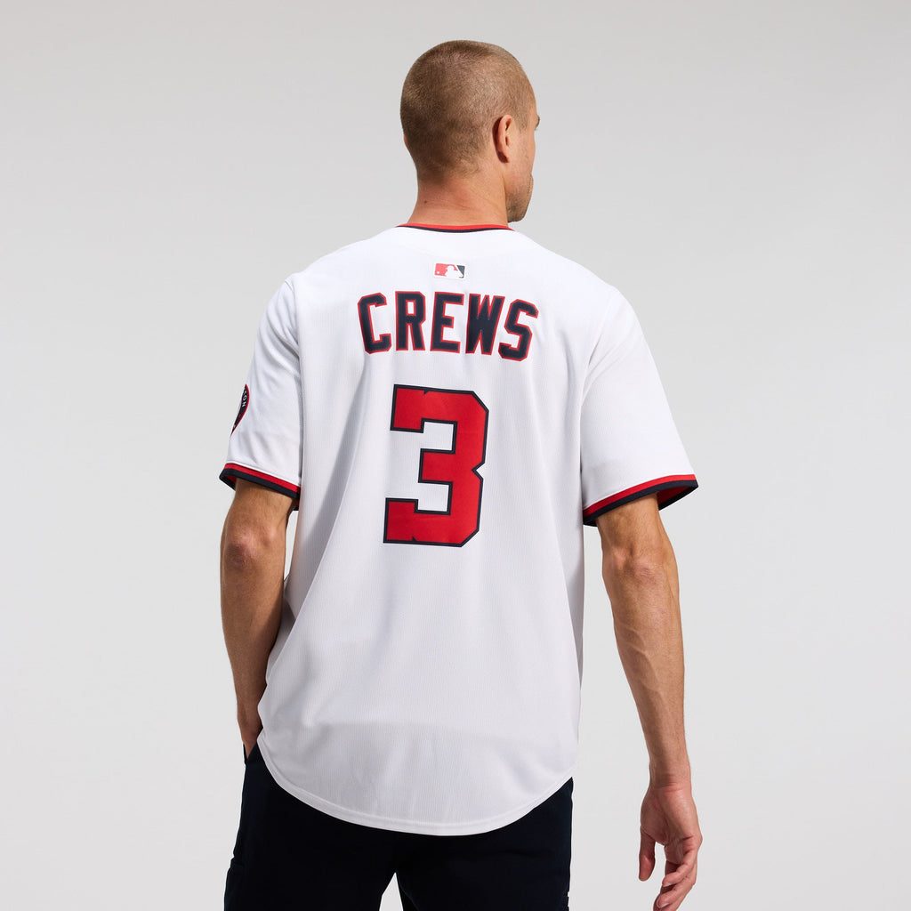 Men's Washington Nationals Dylan Crews Nike White Home Limited Player Jersey - 4