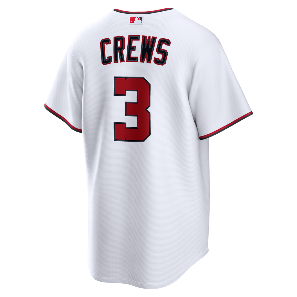 Men's Washington Nationals Dylan Crews Nike White Home Replica Jersey - 4