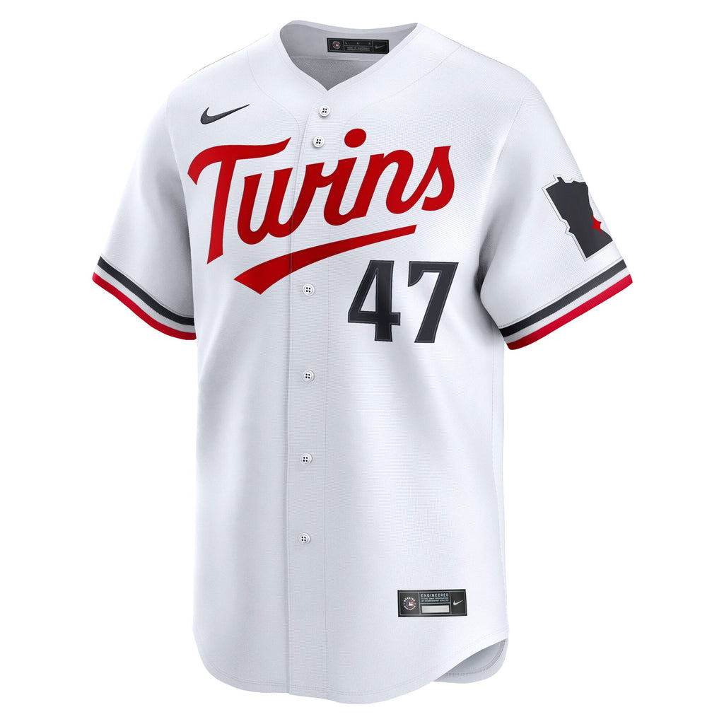 Men's Minnesota Twins Edouard Julien Nike White Home Limited Player Jersey - 3