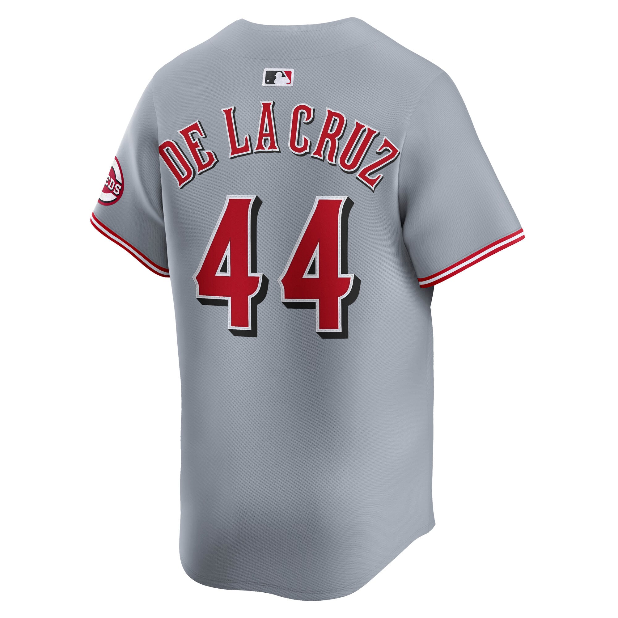 Men's Cincinnati Reds Elly De La Cruz Nike Gray Road Limited Player Jersey - 4