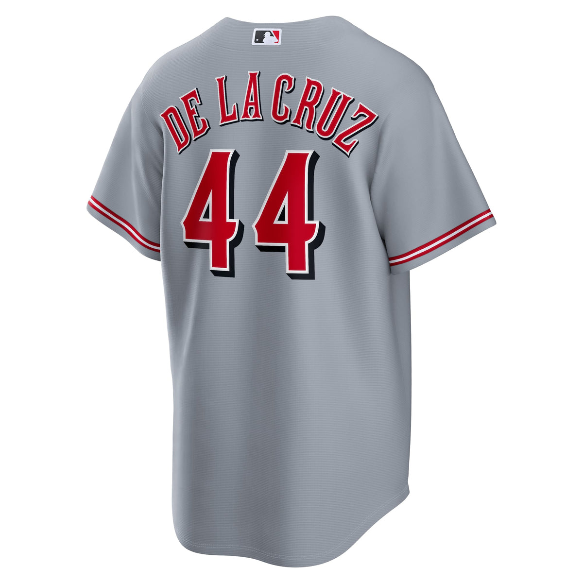 Men's Cincinnati Reds Elly De La Cruz Nike Gray Road Replica Jersey - 4