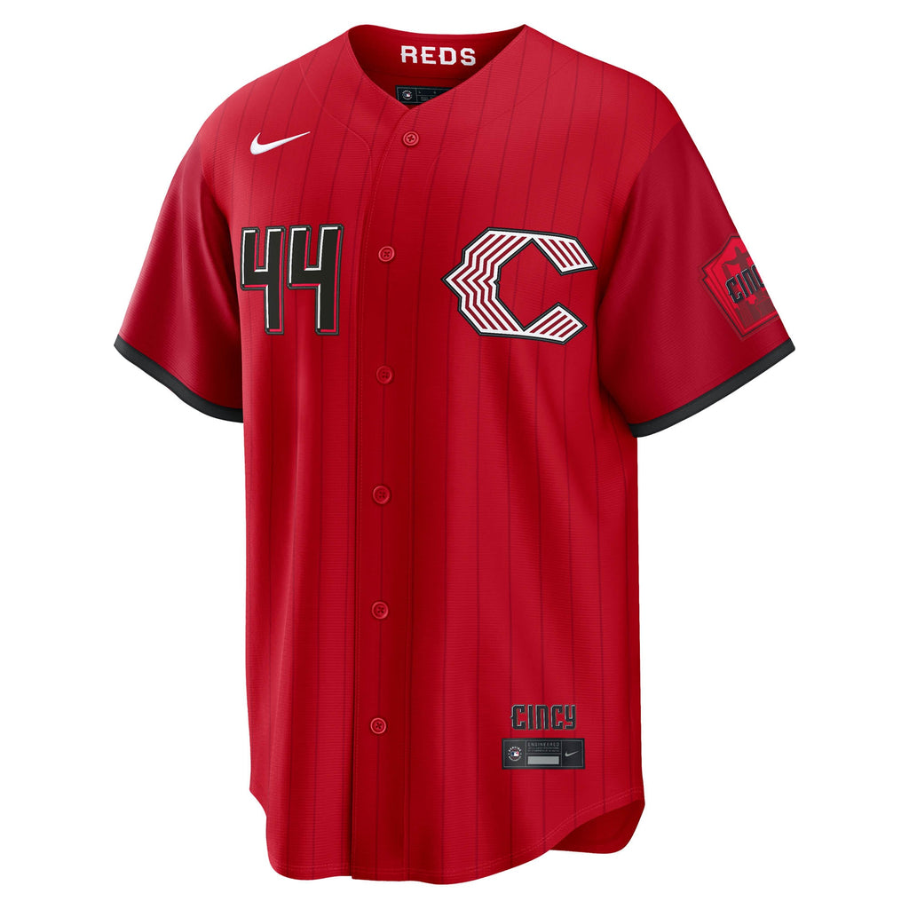 Men's Cincinnati Reds Elly De La Cruz Nike Red 2026 City Connect Stadium Jersey - 3
