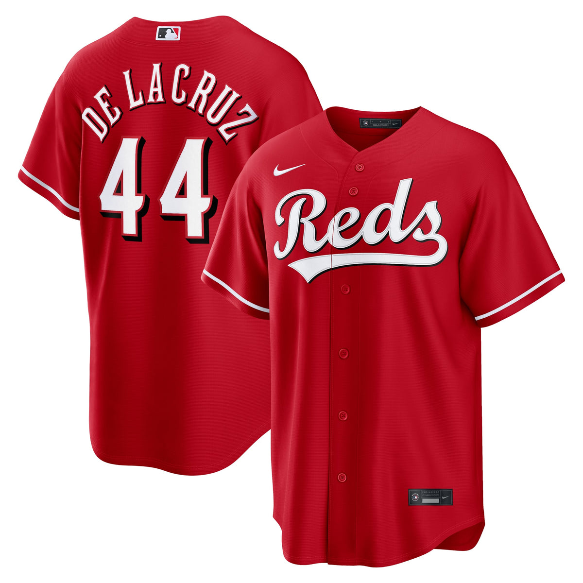 Men's Cincinnati Reds Elly De La Cruz Nike Red Alternate Replica Jersey
