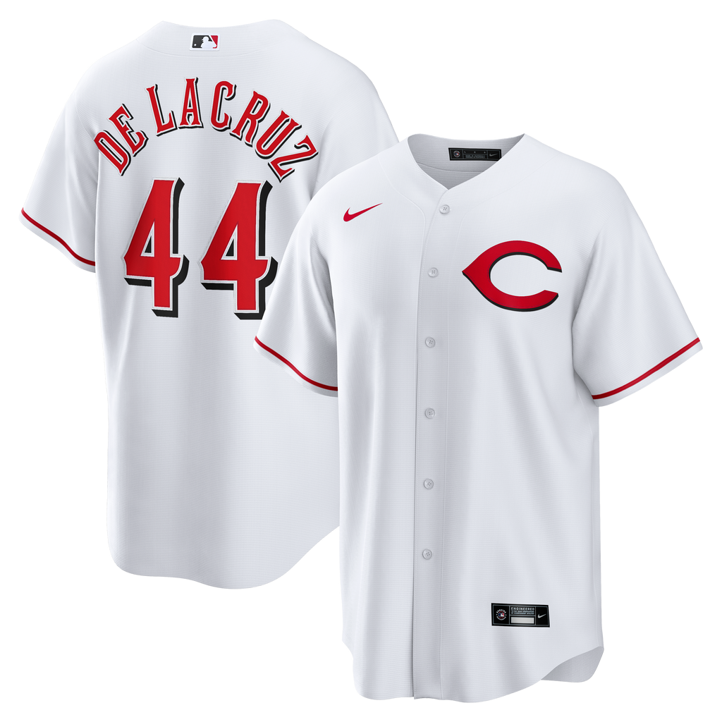 Men's Cincinnati Reds Elly De La Cruz Nike White Alternate 2 Replica Jersey - 2