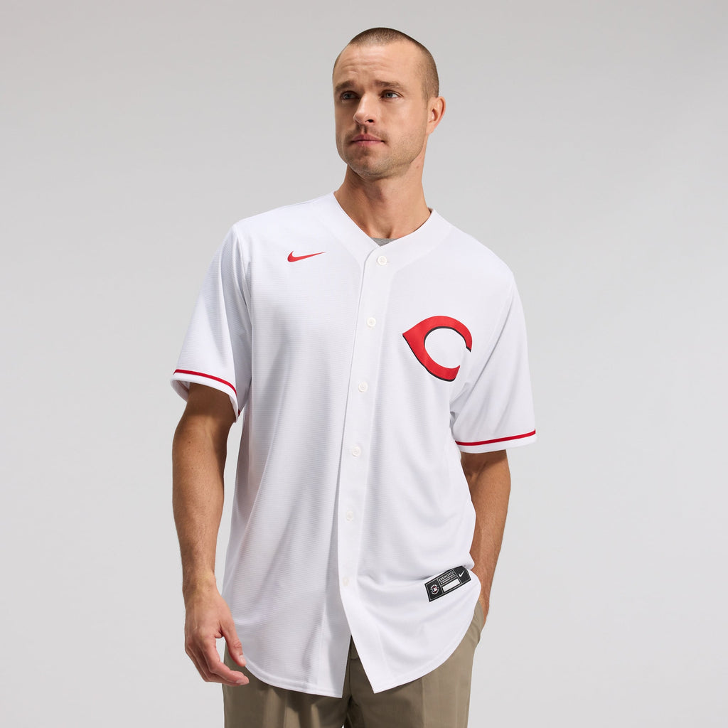 Men's Cincinnati Reds Elly De La Cruz Nike White Alternate 2 Replica Jersey - 3