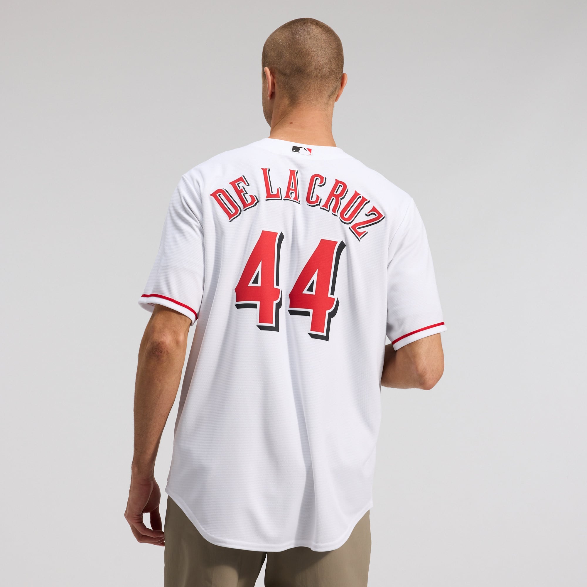 Men's Cincinnati Reds Elly De La Cruz Nike White Alternate 2 Replica Jersey - 4