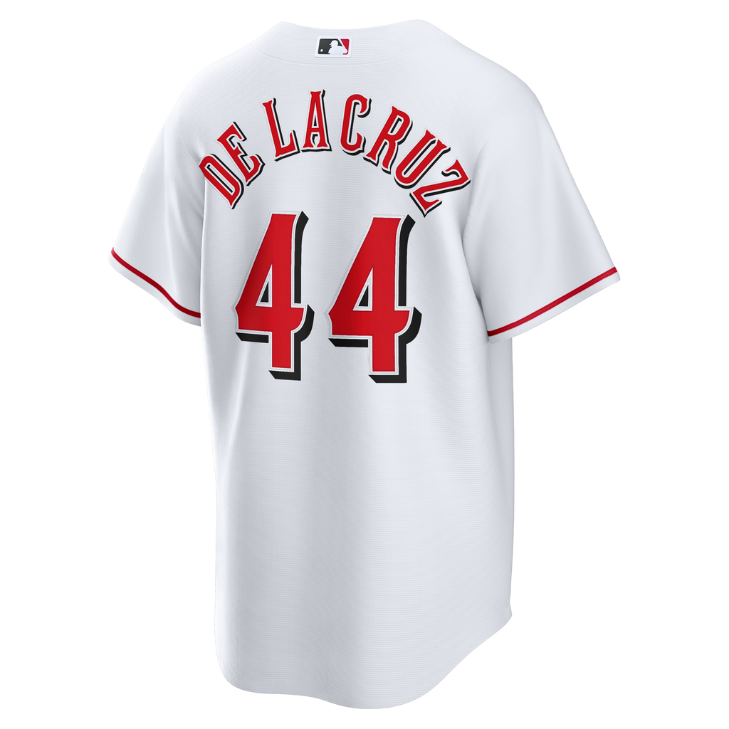 Men's Cincinnati Reds Elly De La Cruz Nike White Alternate 2 Replica Jersey - 8