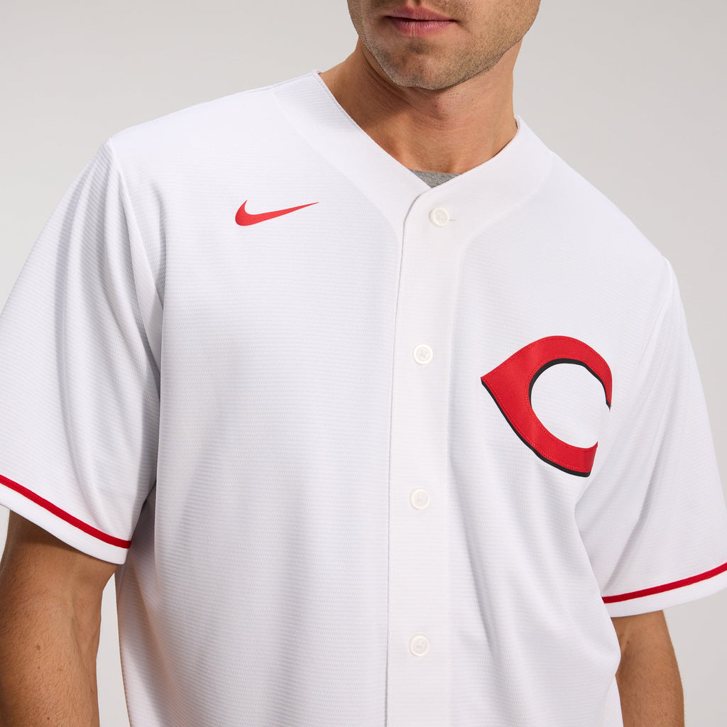 Men's Cincinnati Reds Elly De La Cruz Nike White Alternate 2 Replica Jersey - 10