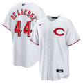 Men's Cincinnati Reds Elly De La Cruz Nike White Alternate 2 Replica Jersey