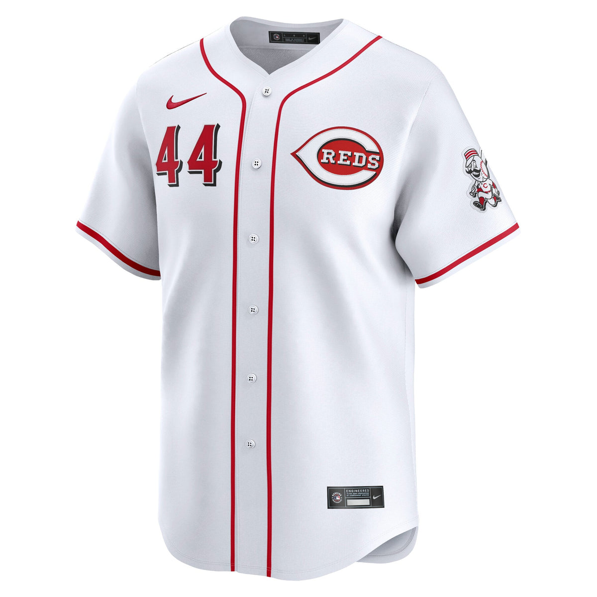 Men's Cincinnati Reds Elly De La Cruz Nike White Home Limited Player Jersey - 3