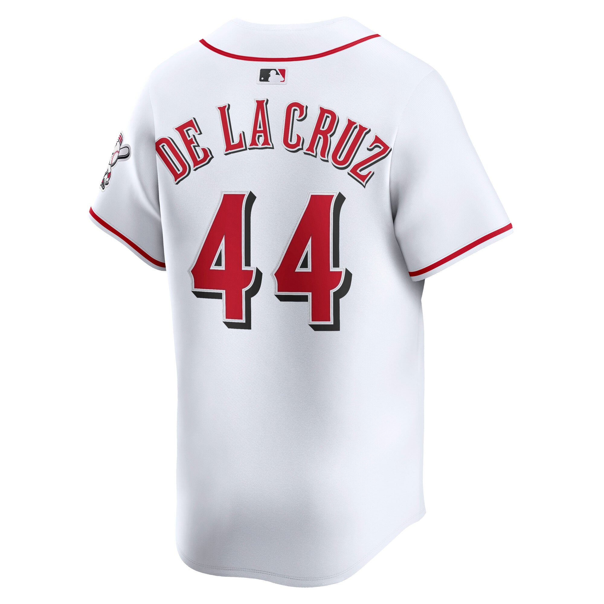 Men's Cincinnati Reds Elly De La Cruz Nike White Home Limited Player Jersey - 4