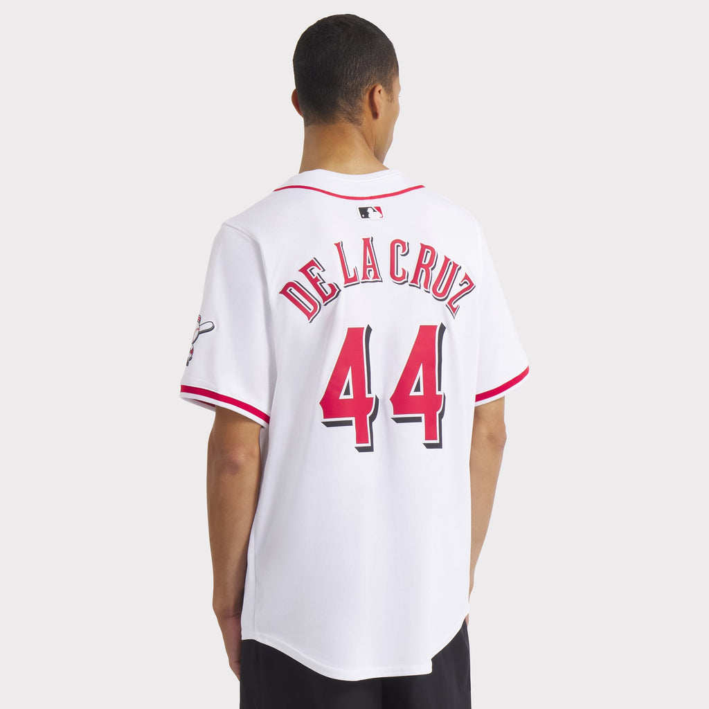 Men's Cincinnati Reds Elly De La Cruz Nike White Home Limited Player Jersey - 6