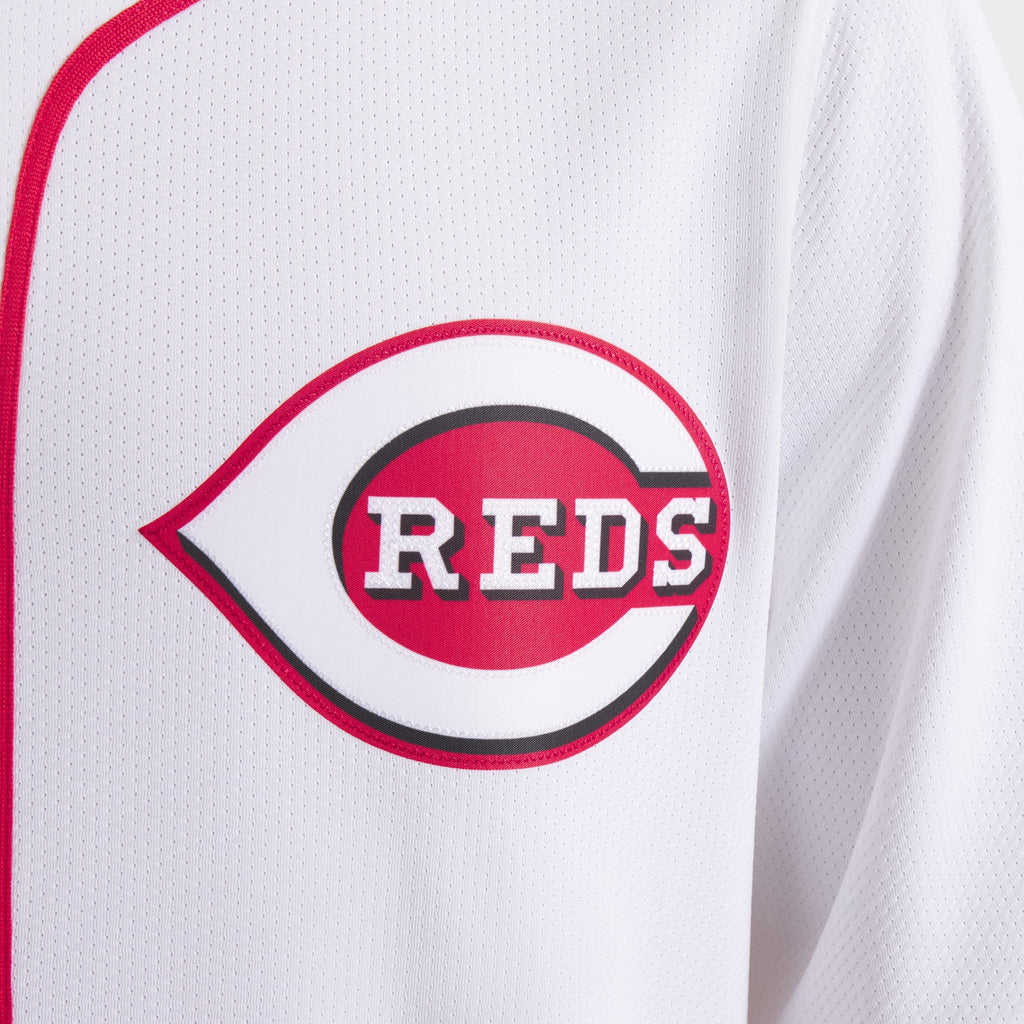 Men's Cincinnati Reds Elly De La Cruz Nike White Home Limited Player Jersey - 10